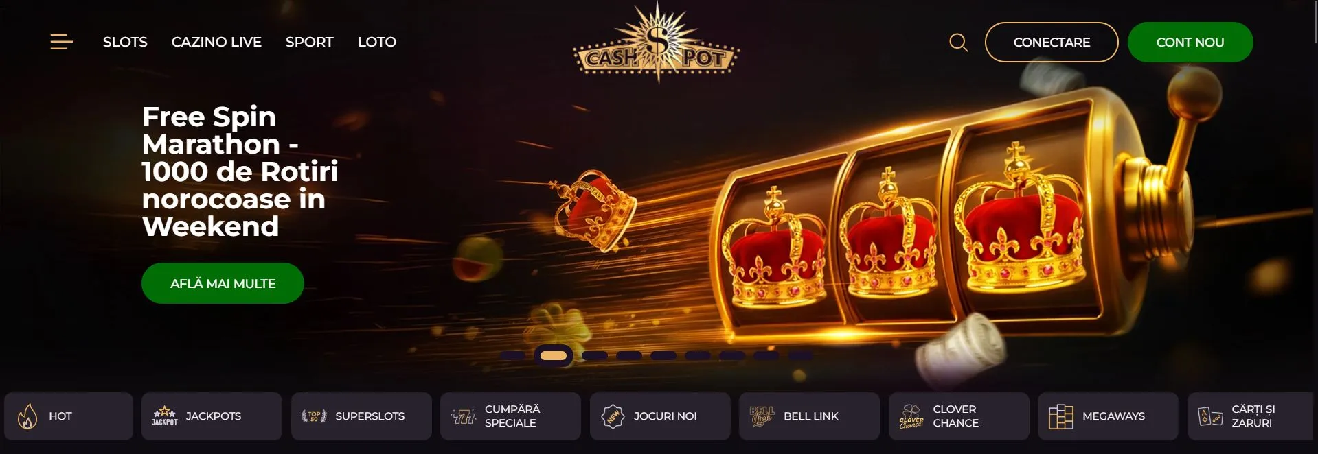 Cazinouri online romania CashPot